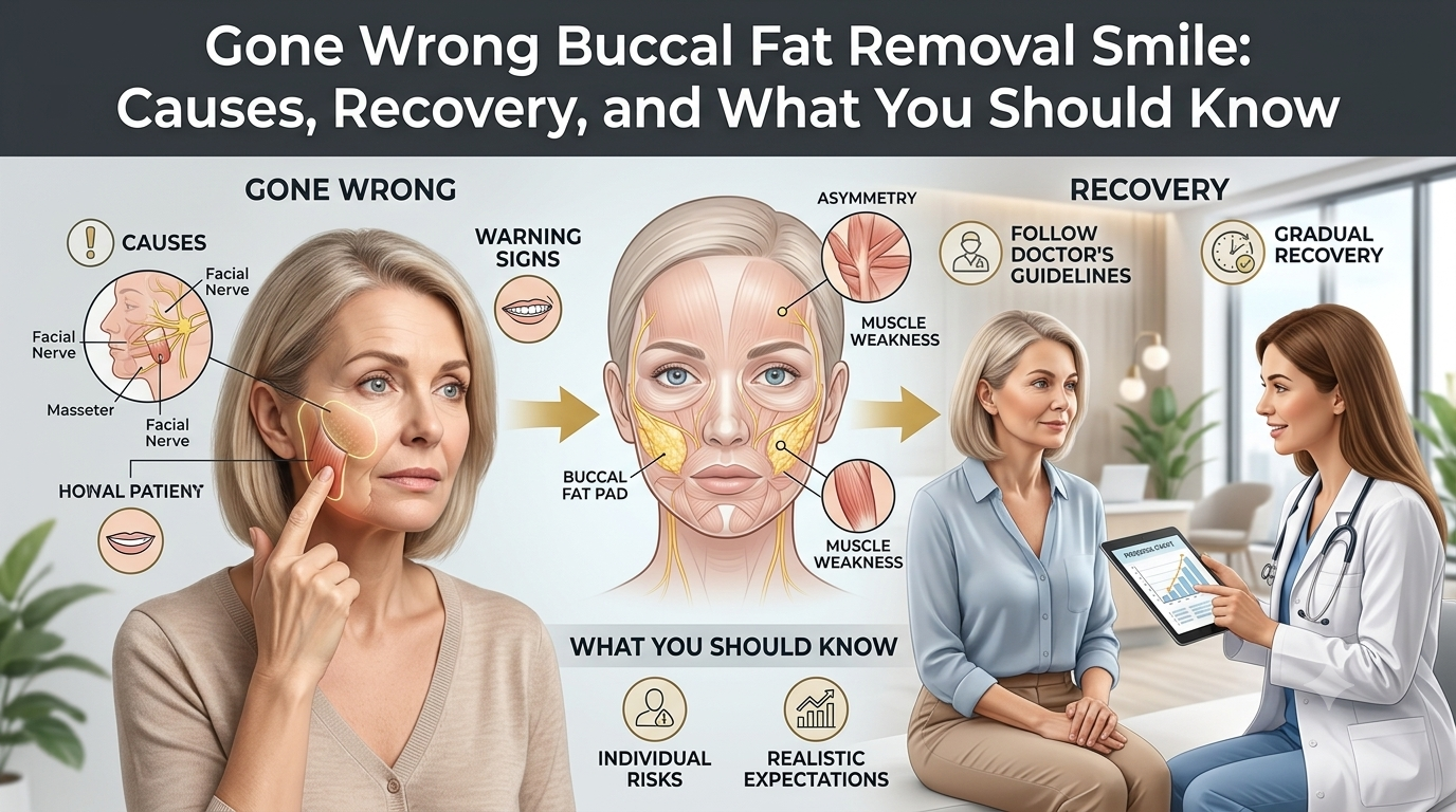 Gone Wrong Buccal Fat Removal Smile: Causes, Recovery, and What You Should Know