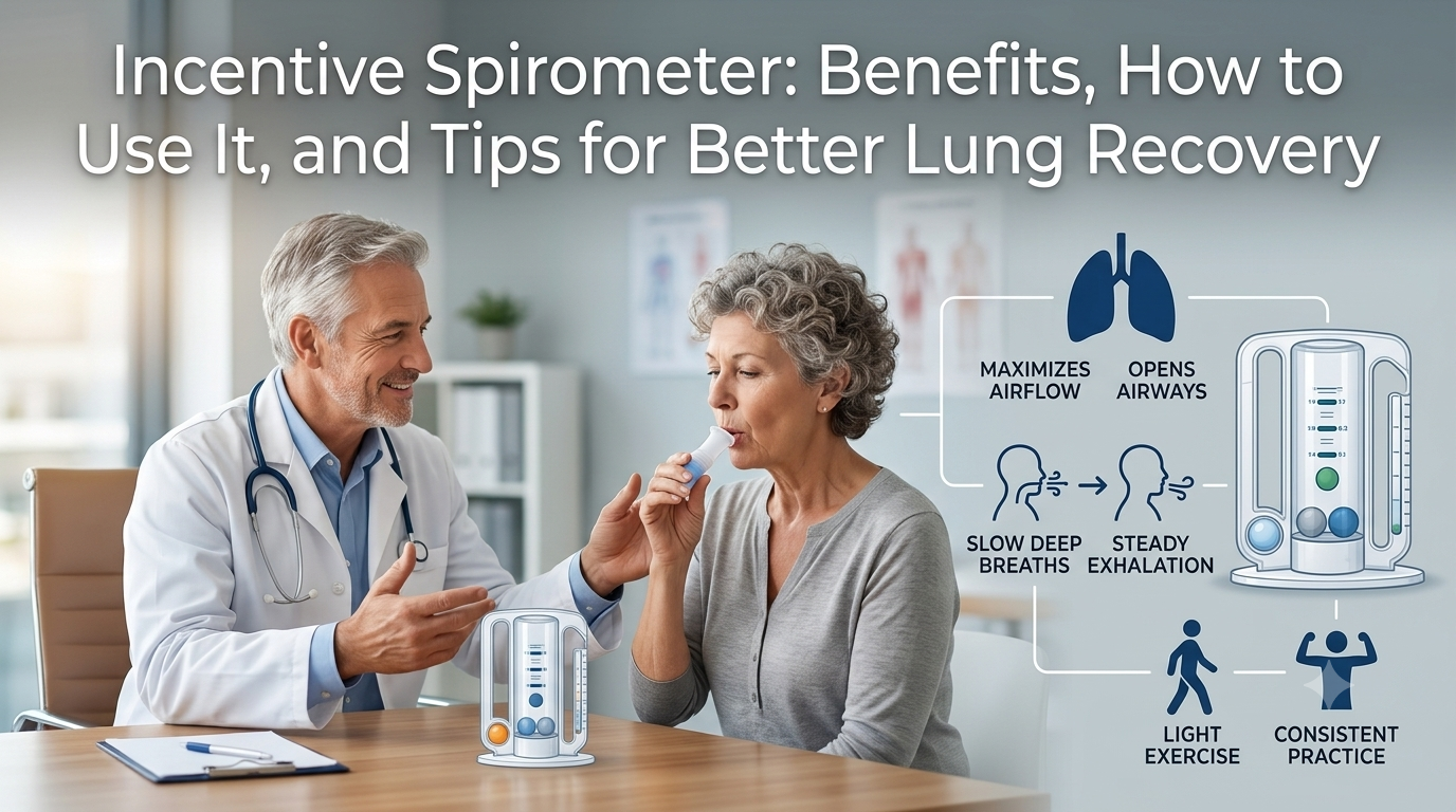 Incentive Spirometer: Benefits, How to Use It, and Tips for Better Lung Recovery
