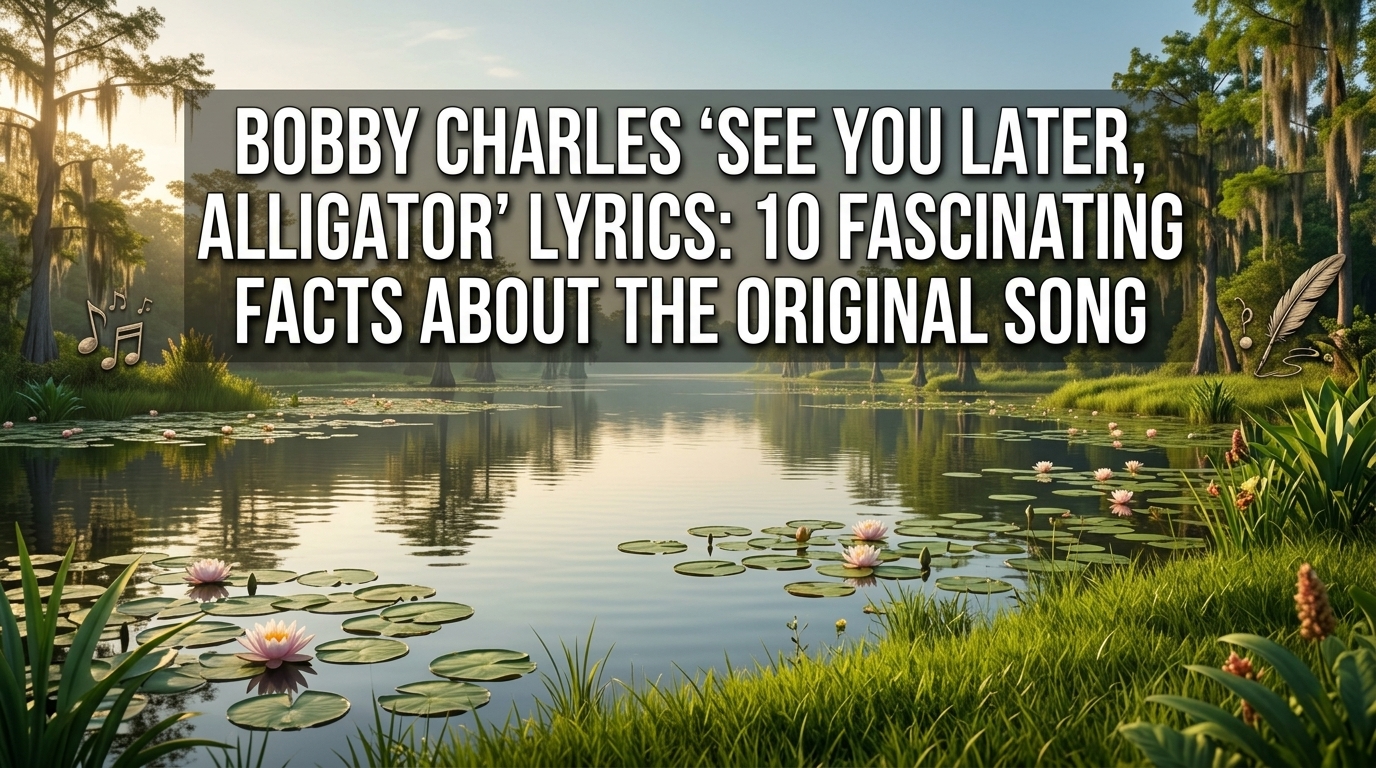 Bobby Charles “See You Later, Alligator” Lyrics: 10 Fascinating Facts About the Original Song